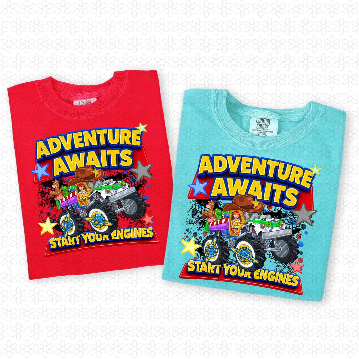 Start Your Engines Story 5 DTF Transfer
