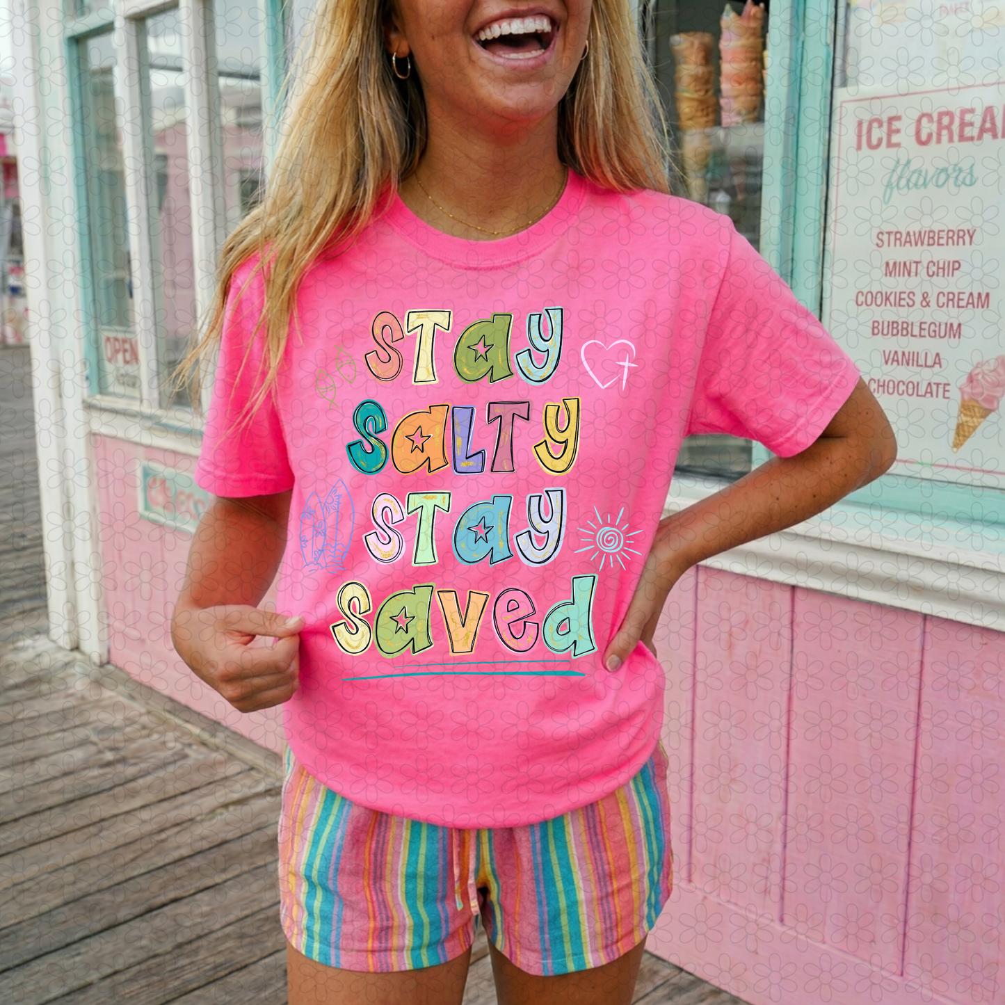 Stay Salty Stay Saved DTF Transfer