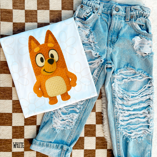 Stitched Bingo Kids Completed Tee