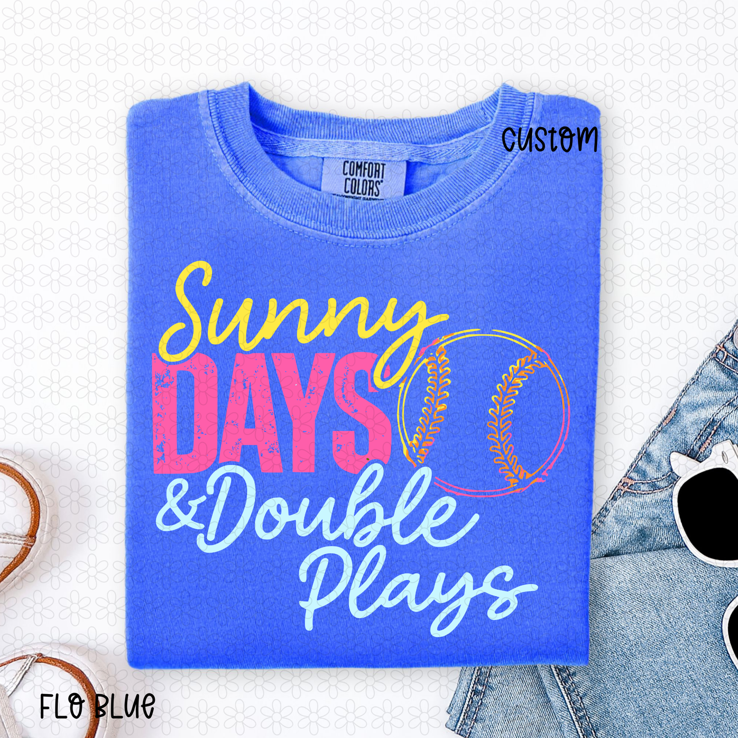 Sunny Days & Double Plays DTF Transfer