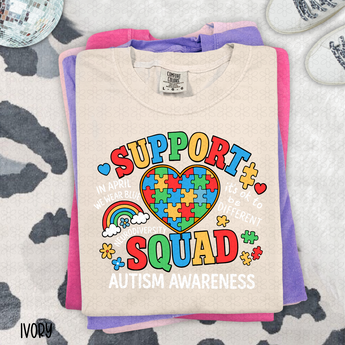 Support Squad Autism DTF Transfer