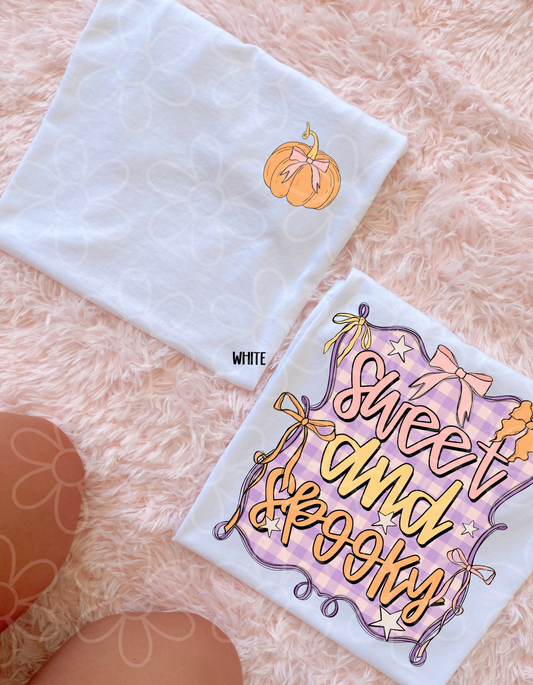 Sweet And Spooky Coquette Completed Tee