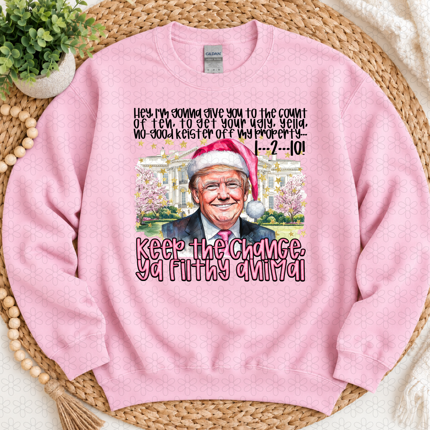 TRUMP Christmas DTF Transfer