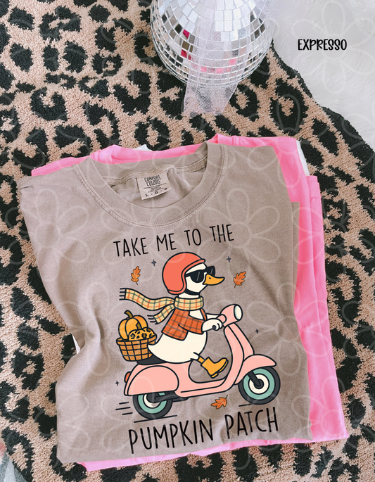 Take Me To The Pumpkin Patch Kids Completed Tee