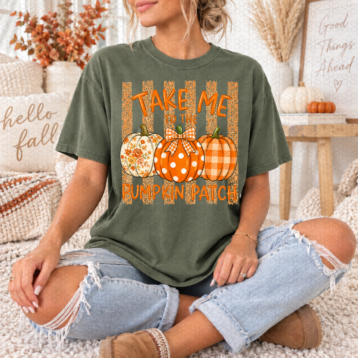 Take Me To The Pumpkin Patch DTF Transfer