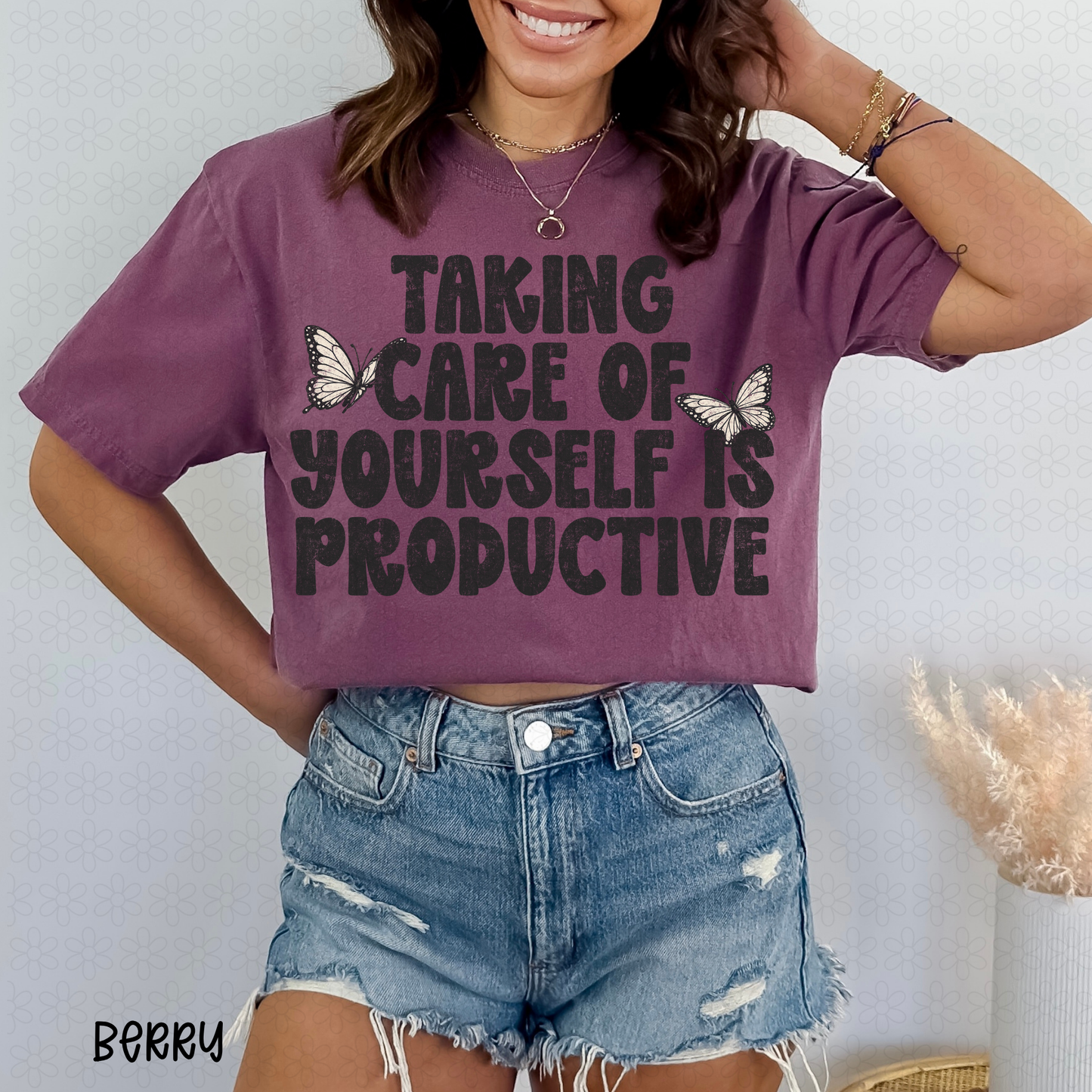 Taking Care Of Yourself Is Productive DTF Transfer