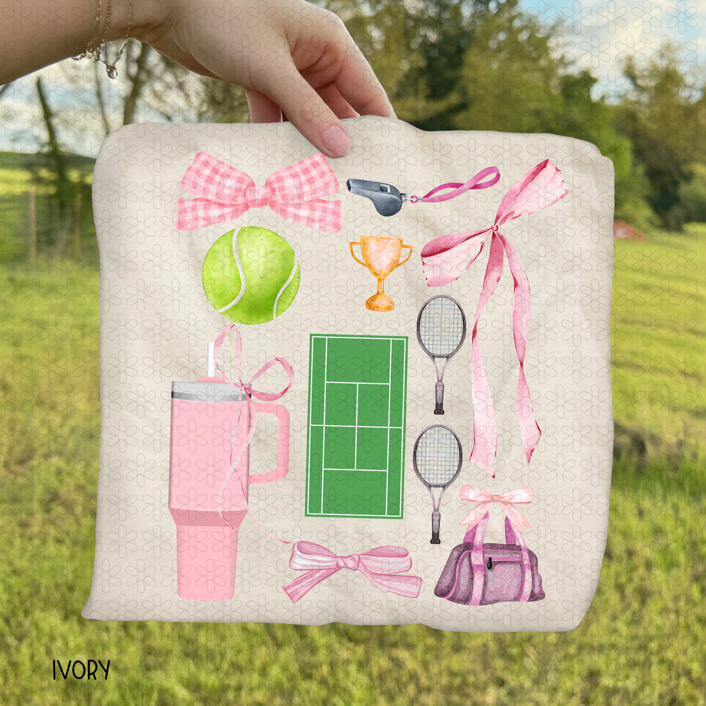 Pink Sports Coquette DTF Transfer