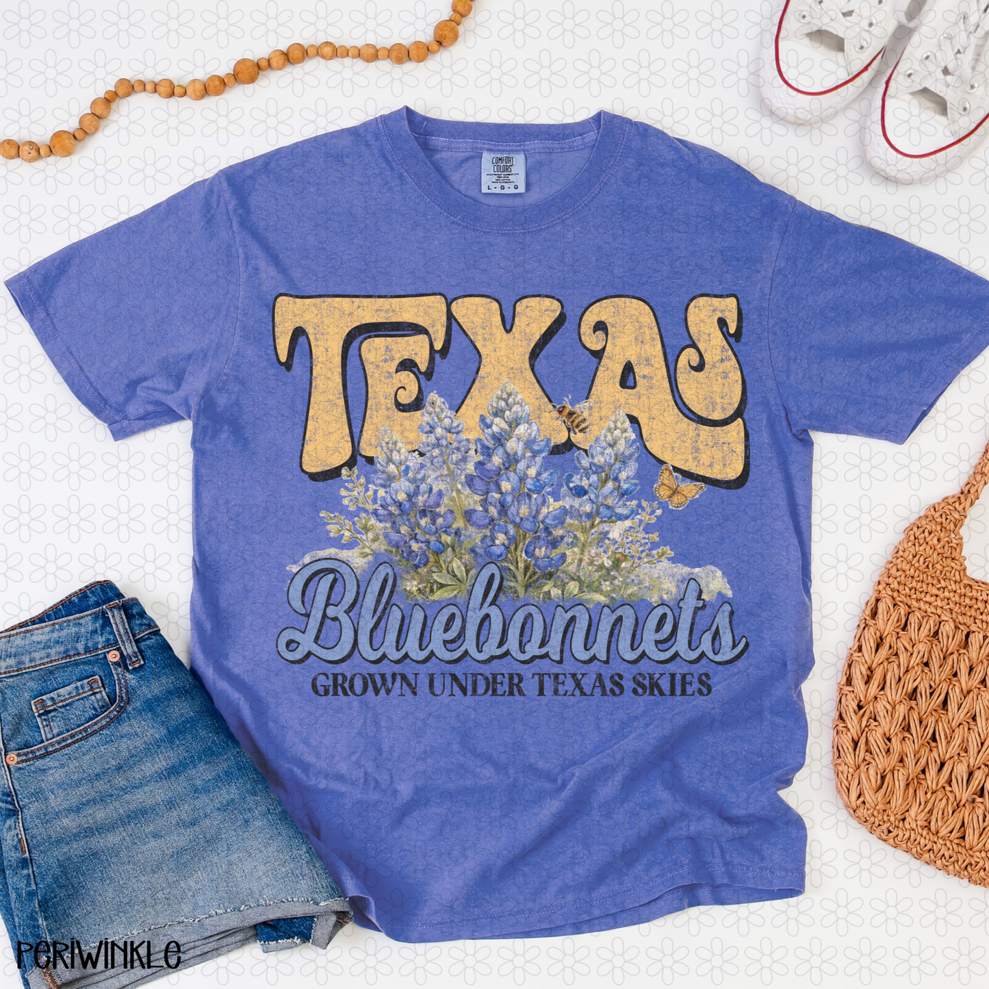Texas Blueberries DTF Transfer