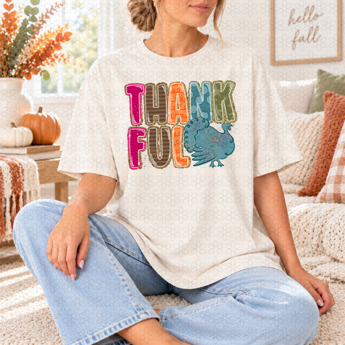 Thankful Turkey DTF Transfer