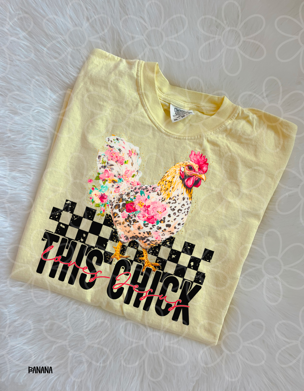 This Chick Loves Jesus Completed Tee