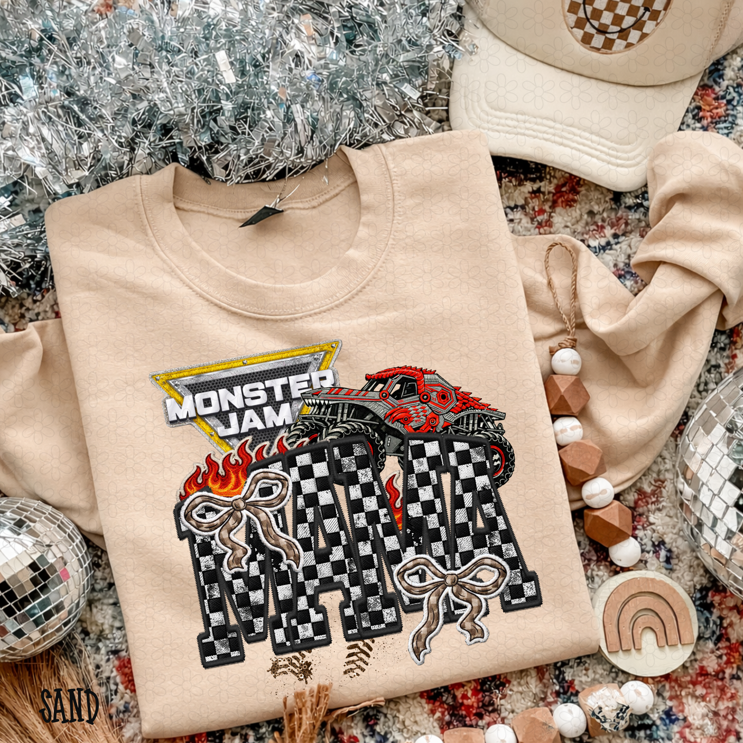 Monster Jam Mama Bows (Multiple Options) DTF Transfer