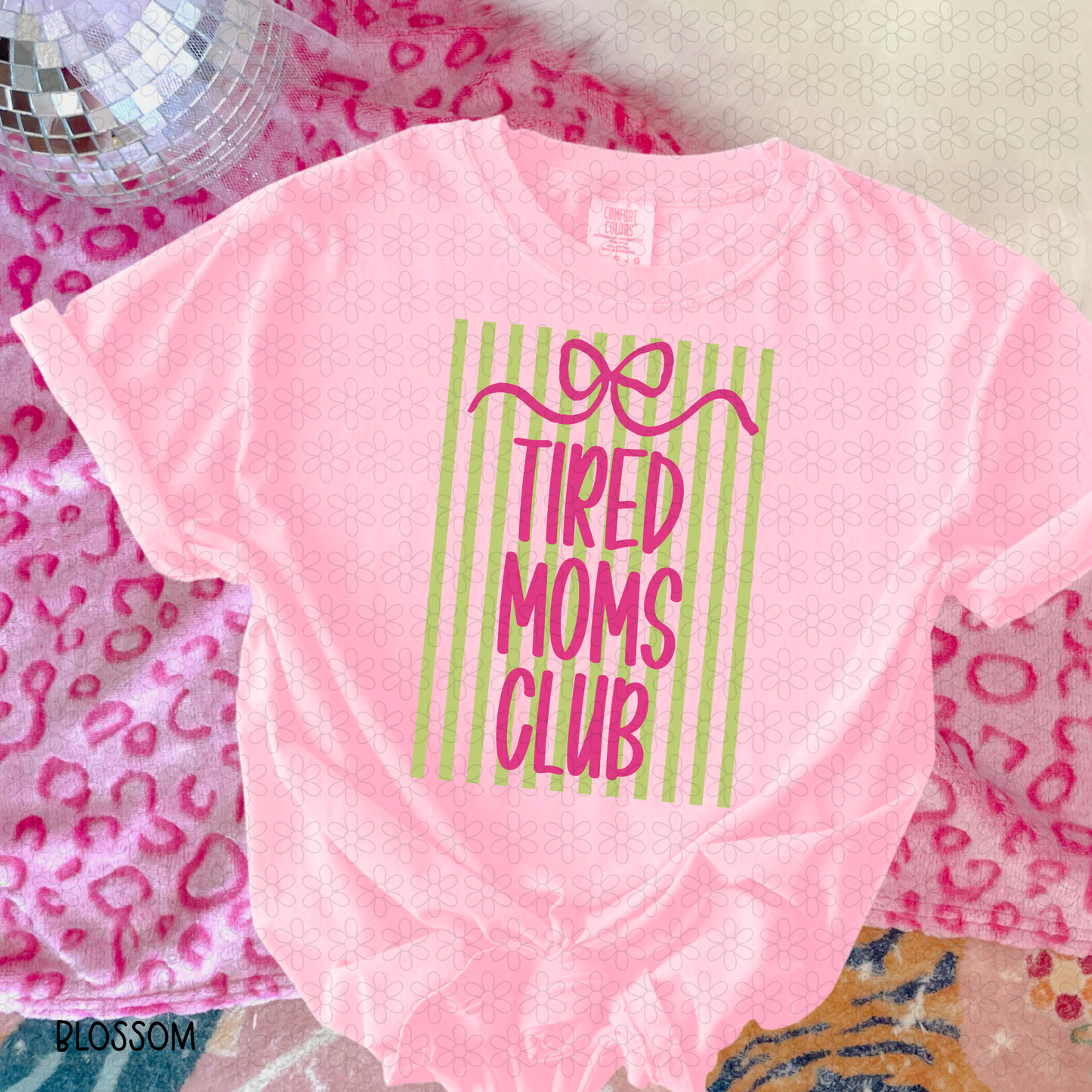 Tired Moms Club DTF Transfer