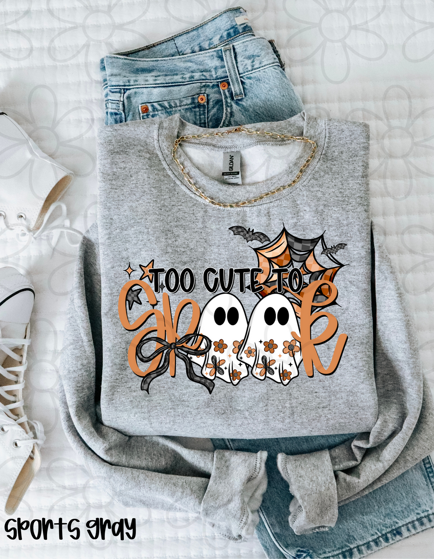 Too Cute To Spook Kids Completed Tee