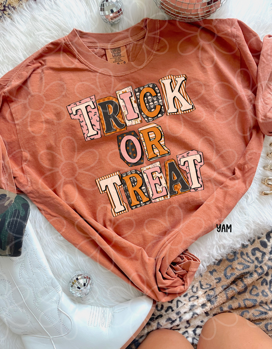 Trick Or Treat Kids Completed Tee