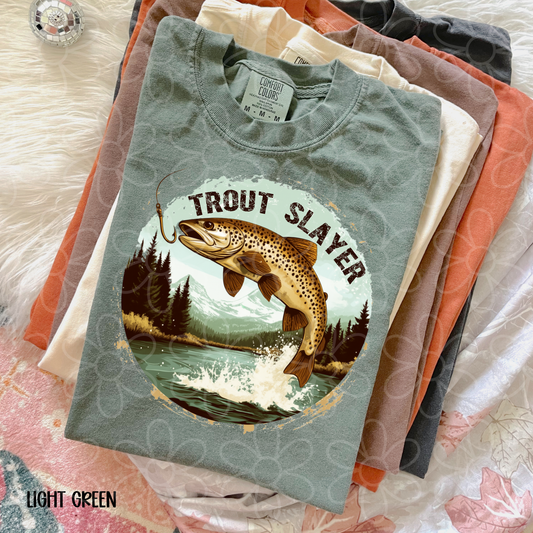 Trout Slayer Completed Tee