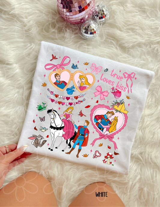 Disney Princess Hearts (Multiple Options) Kids Completed Tee