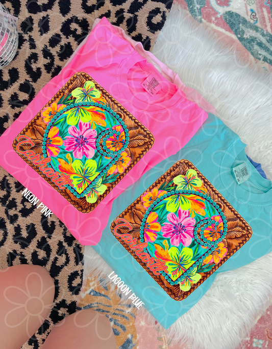 Western Floral Carhartt Kids Completed Tee