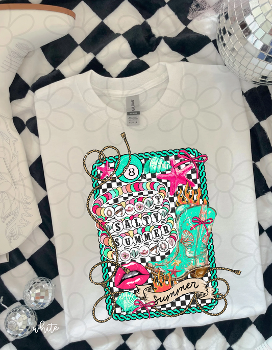 Western Salty Summer Kids Completed Tee