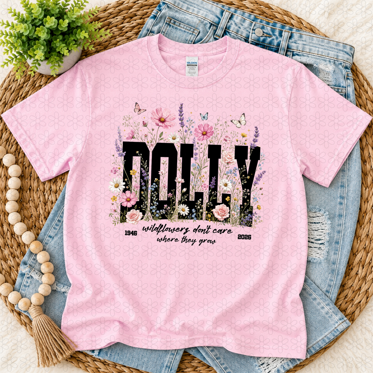 Wildflowers Done care where they grow DTF Transfer