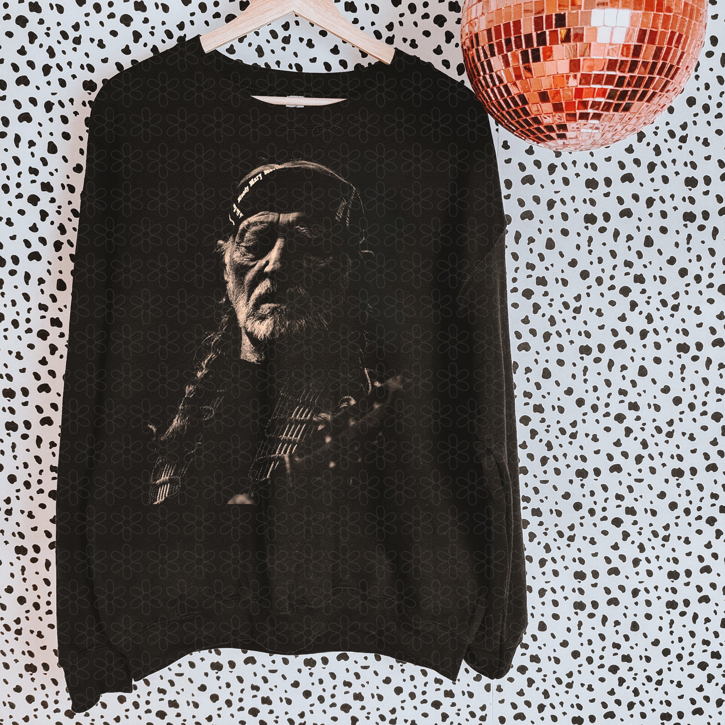 Willie Nelson DTF Transfer