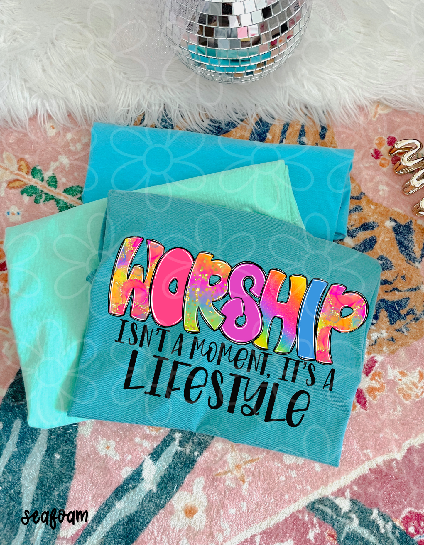 Worship Isn't A Moment, It's A Lifestyle Kids Completed Tee
