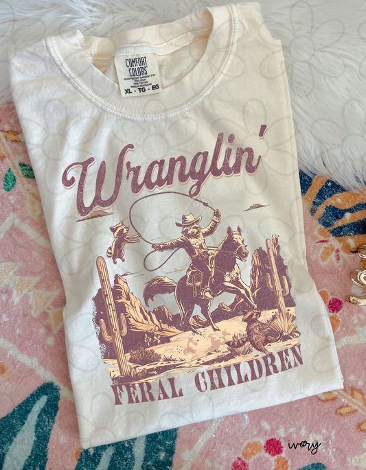 Wranglin Feral Children DTF Transfer
