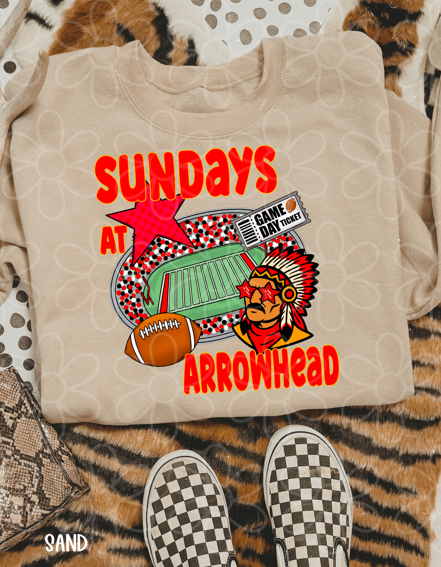 Saturdays In Football (Multiple Options) Kids Completed Tee