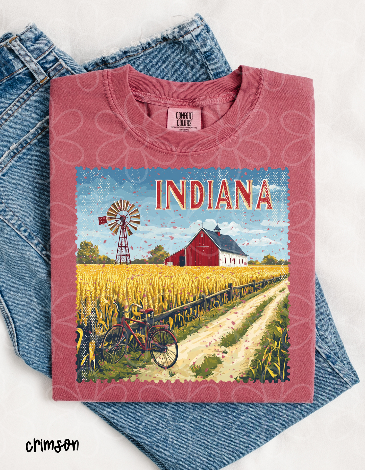 Distressed States - Multiple Options Kids Completed Tee