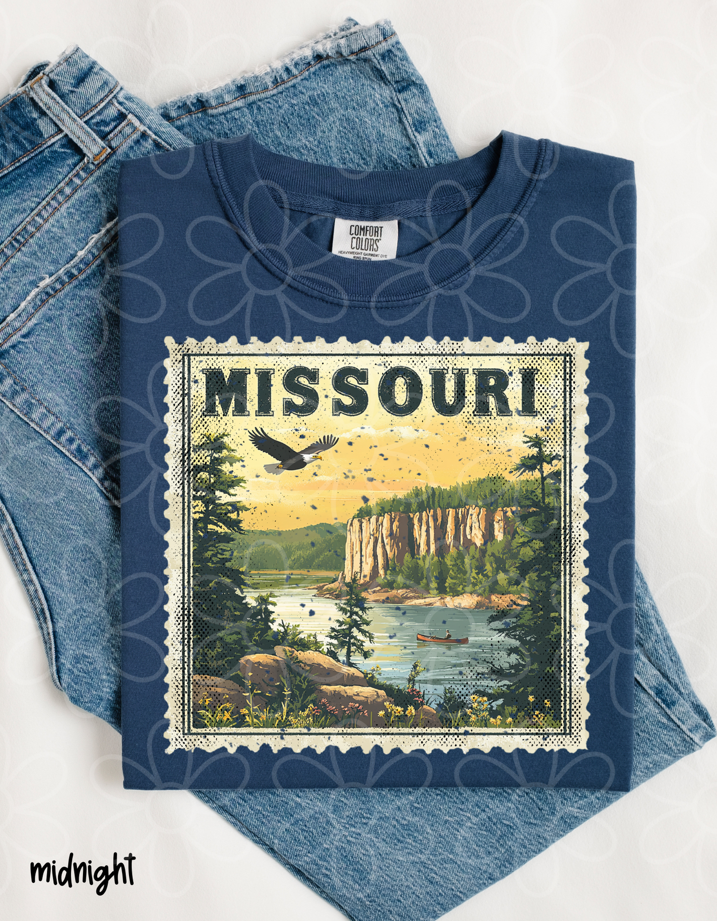 Distressed States - Multiple Options Kids Completed Tee