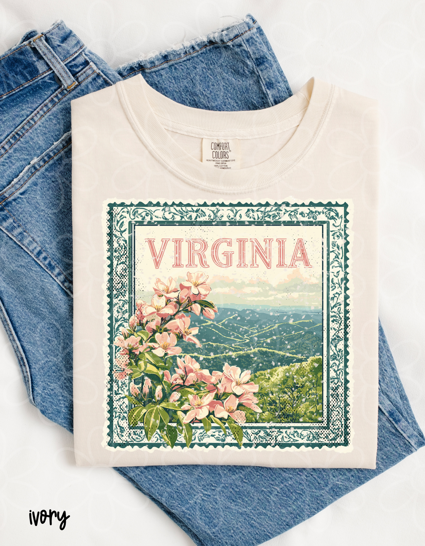 Distressed States - Multiple Options Kids Completed Tee