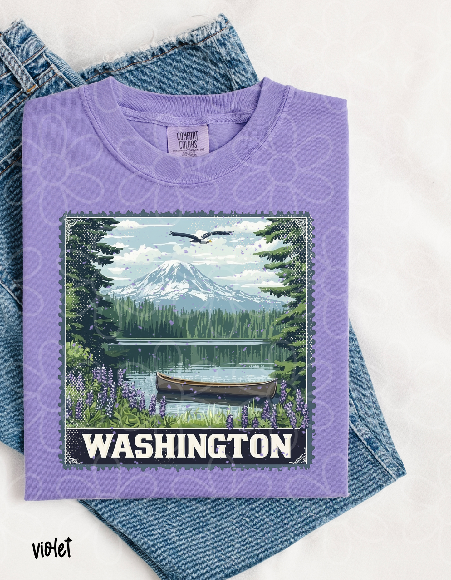 Distressed States - Multiple Options Kids Completed Tee