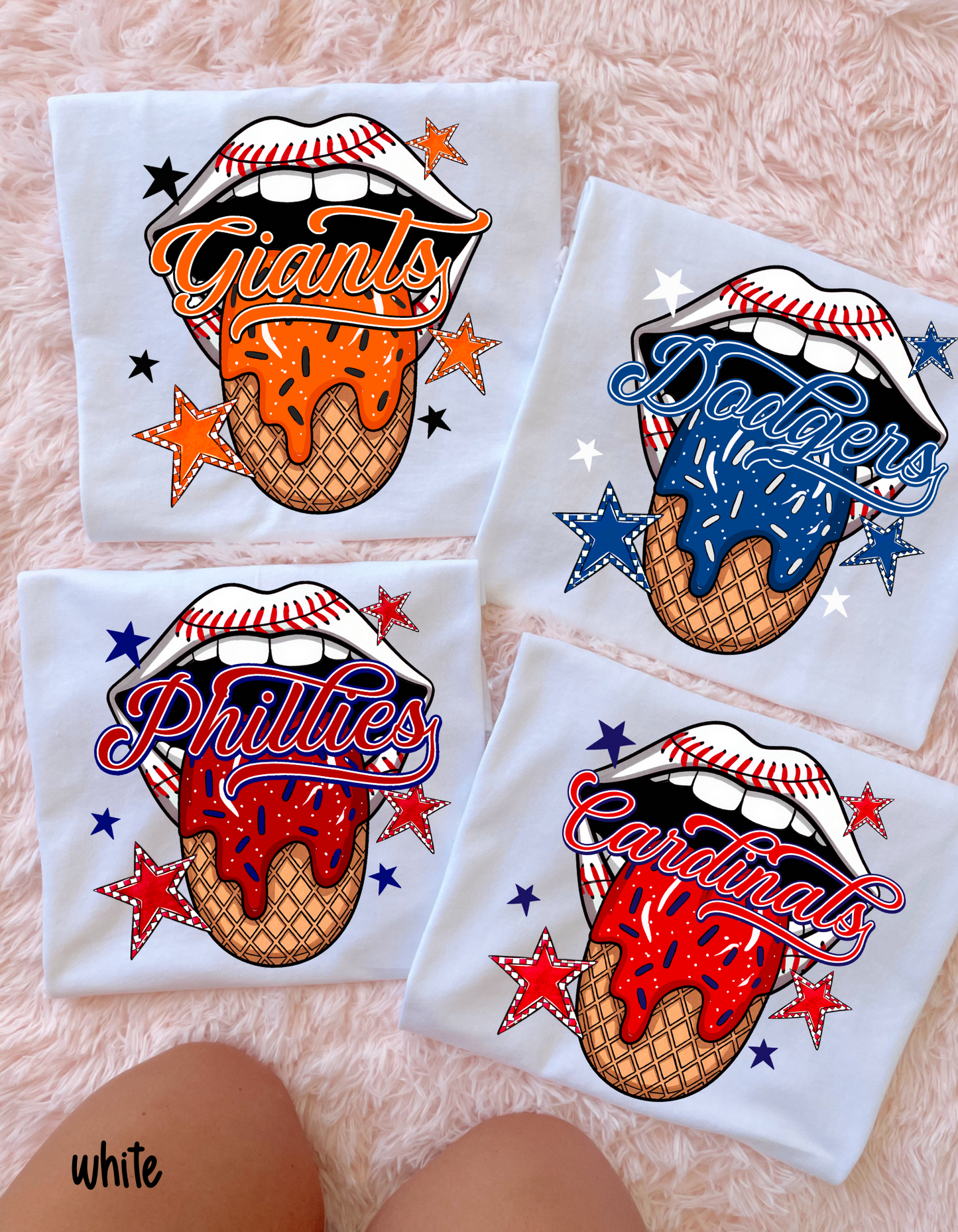 Drip Ice Cream Teams (Multiple Options) Completed Tee