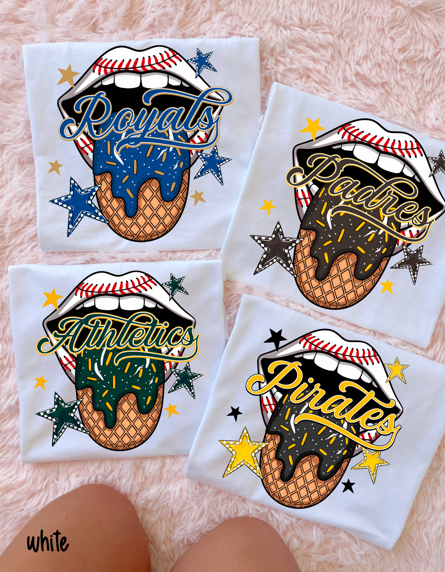 Drip Ice Cream Teams (Multiple Options) Completed Tee
