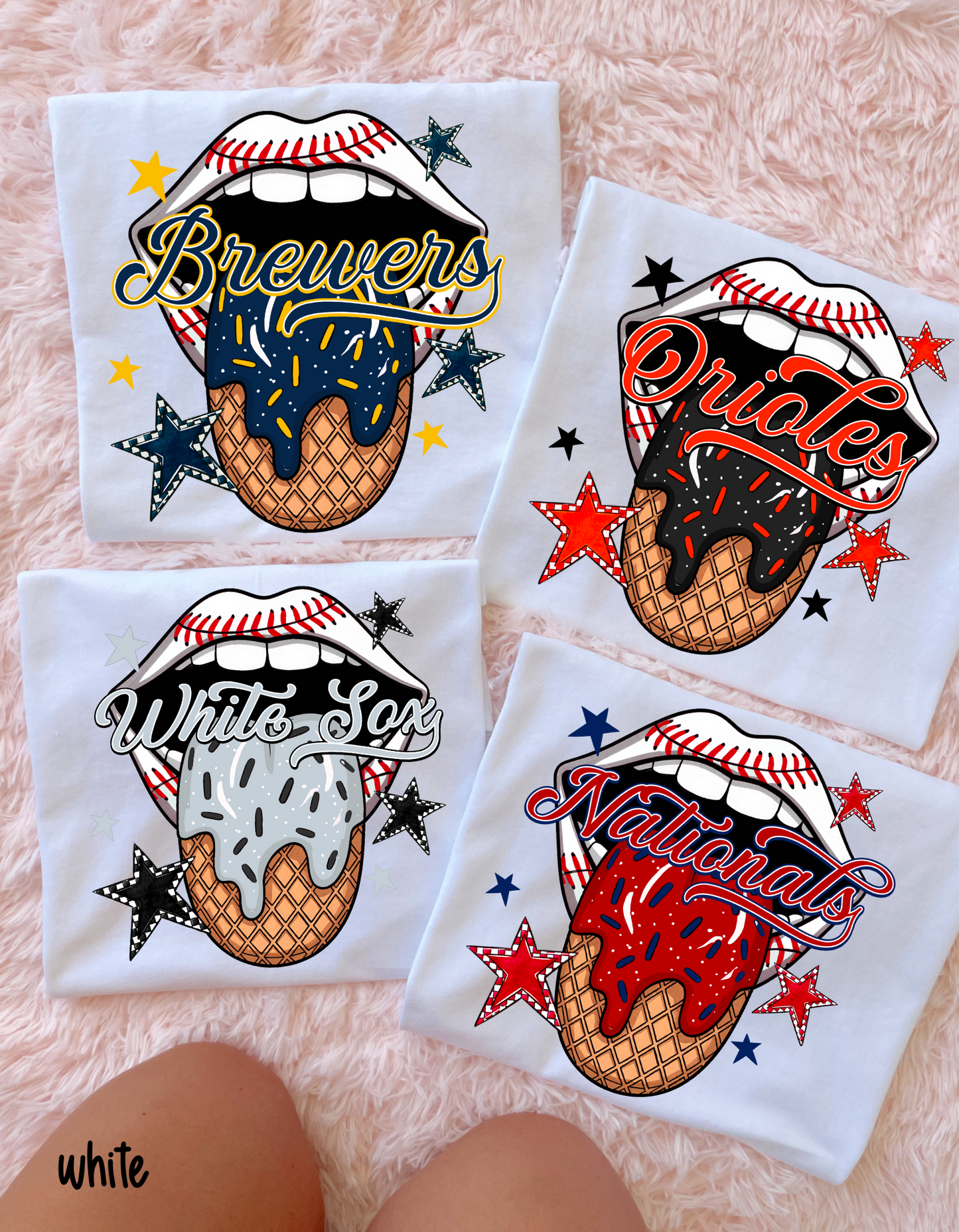 Drip Ice Cream Teams (Multiple Options) Completed Tee
