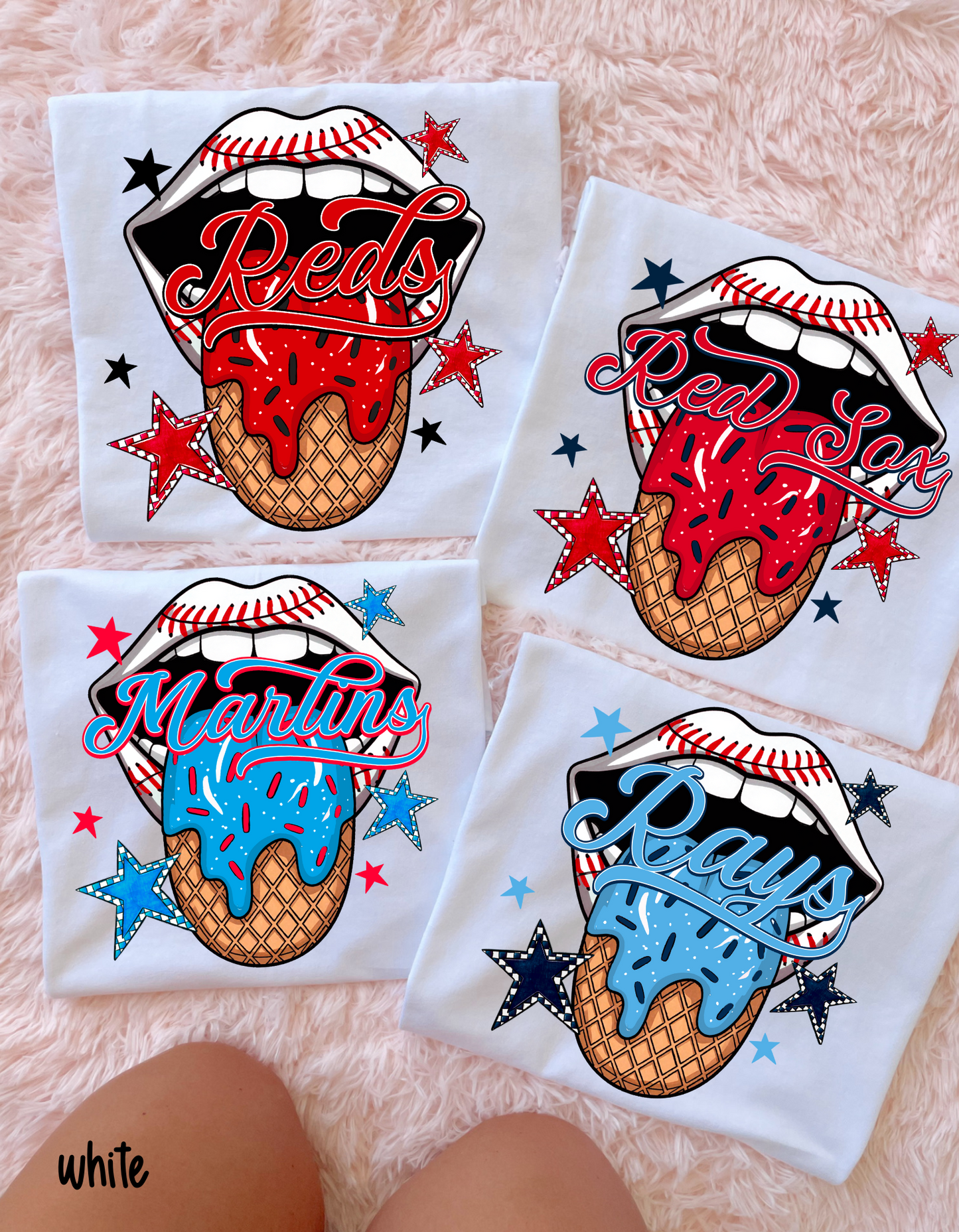 Drip Ice Cream Teams (Multiple Options) Completed Tee