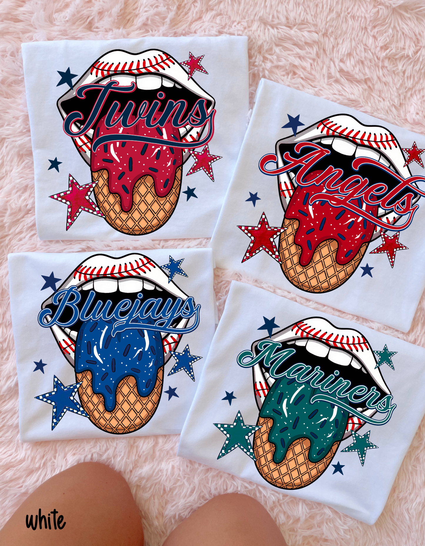 Drip Ice Cream Teams (Multiple Options) Completed Tee