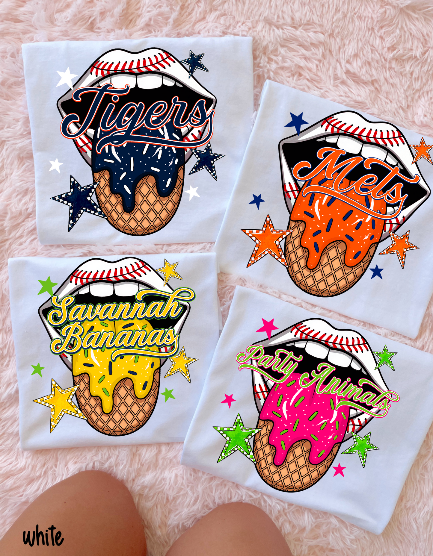 Drip Ice Cream Teams (Multiple Options) Completed Tee