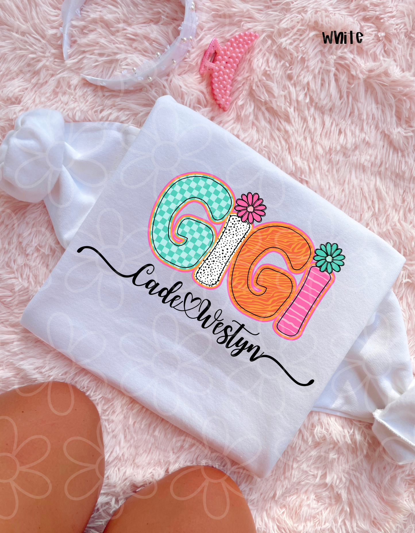 Preppy Flower Names - Multiple Options (No Customs) Completed Tee