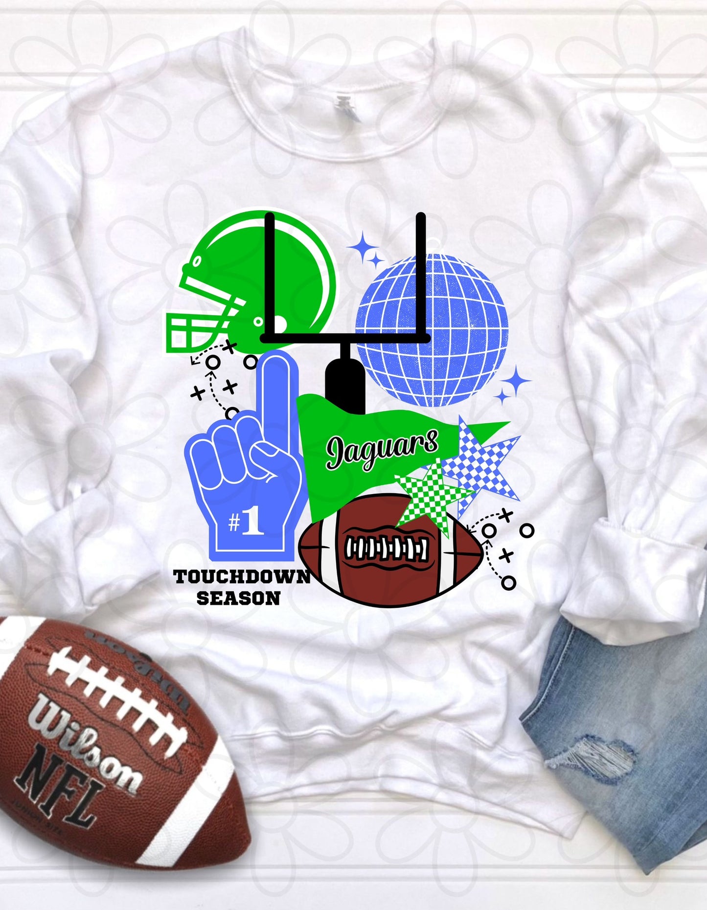 Custom Team & Color Football Touchdown Season DTF Transfer