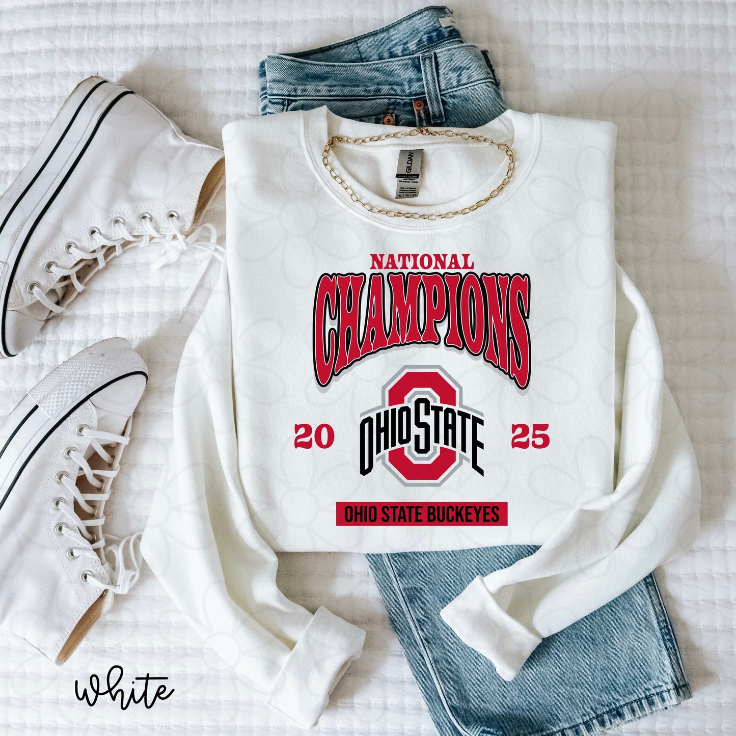 Buckeyes National Champions Kids Completed Tee