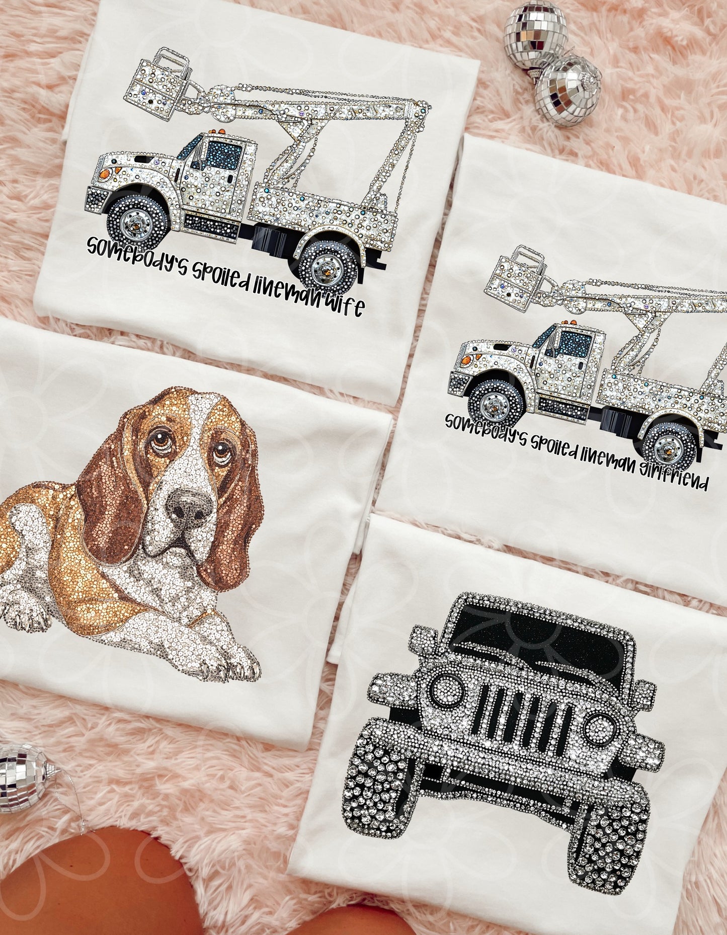 Faux Rhinestone Designs (MULTIPLE OPTIONS) DTF Transfer