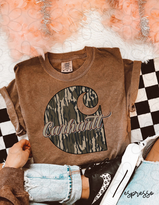 Camo Carhartt Kids Completed Tee