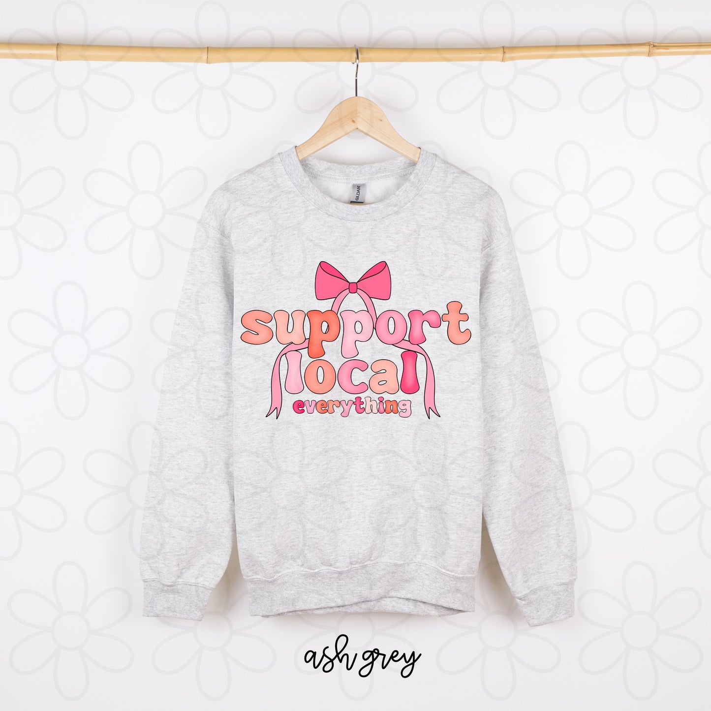 Support Local Everything Bow Kids Completed Tee