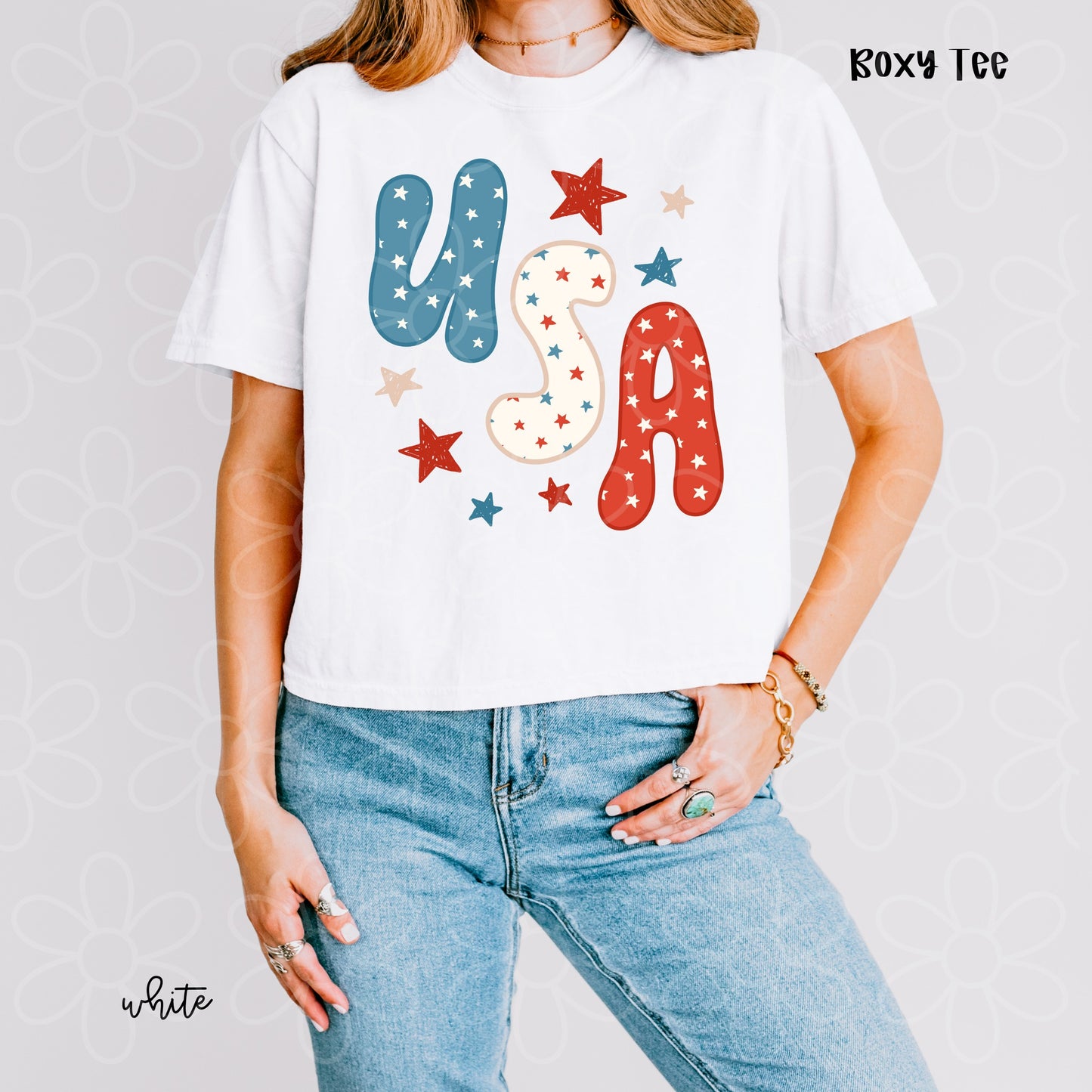 Star USA Kids Completed Tee