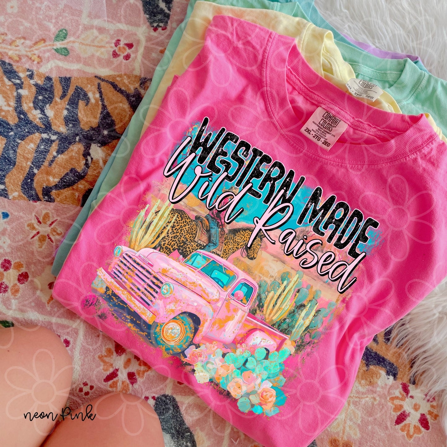 Western Made Wild Raised Kids Completed Tee