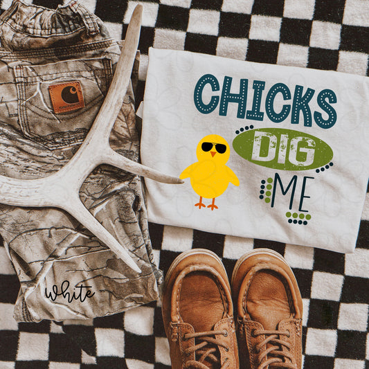 Chicks Dig Me Kids Completed Tee