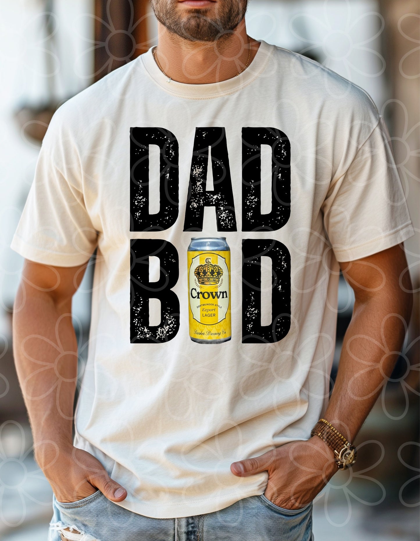 Custom Dad Bod Beer - Multiple Options DTF Transfer