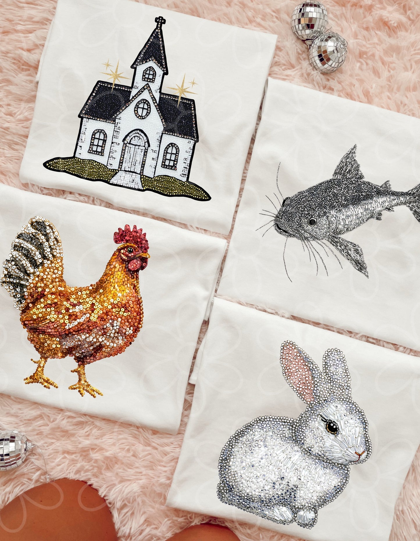 Faux Rhinestone Designs (MULTIPLE OPTIONS) DTF Transfer