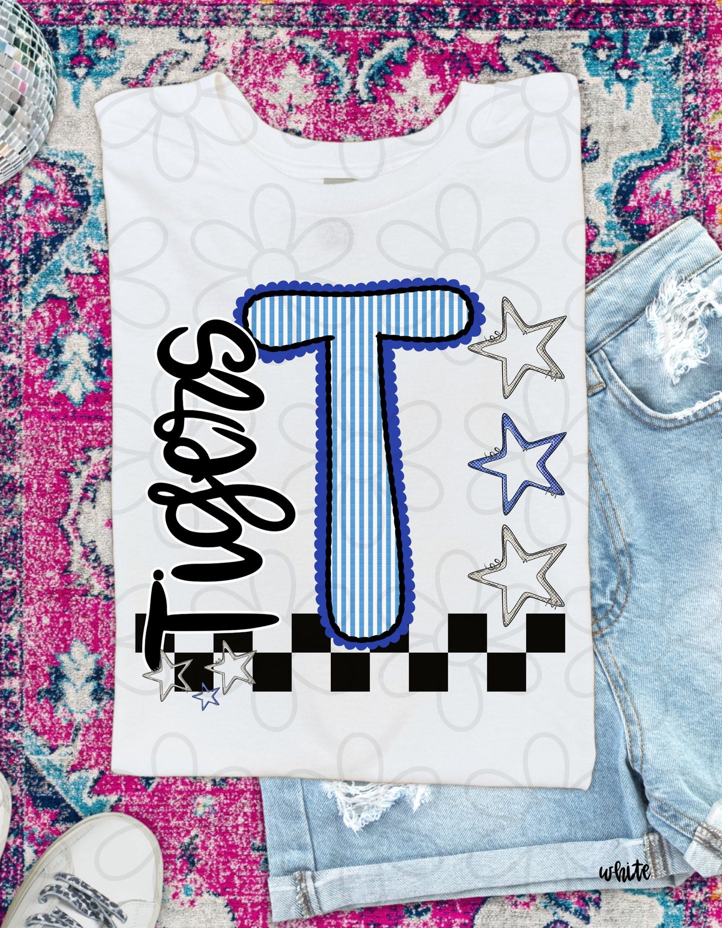 Custom Seersucker Team/Colors DTF Transfer