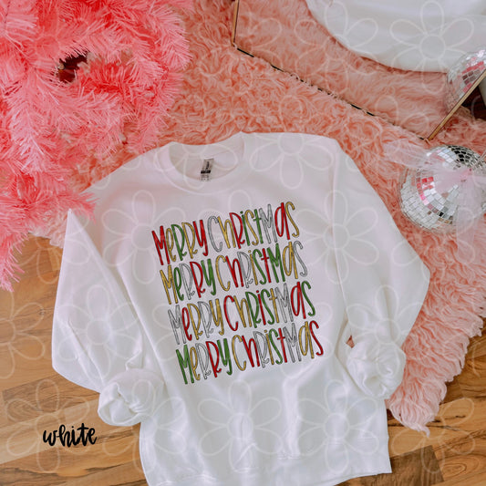 Merry Christmas Kids Completed Tee